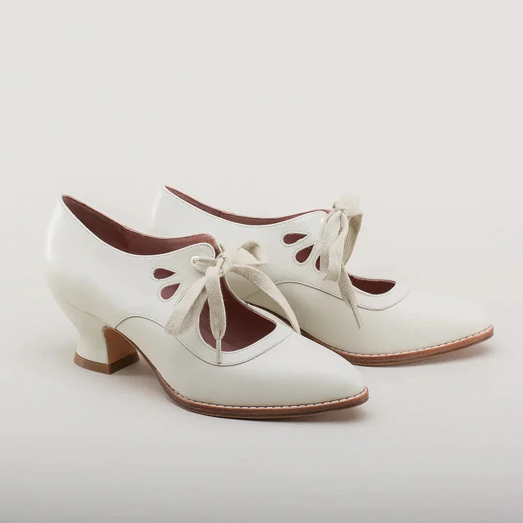 Ava - Edwardianische Lederschuhe