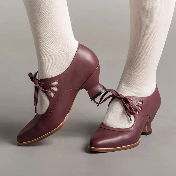 Ava - Edwardianische Lederschuhe