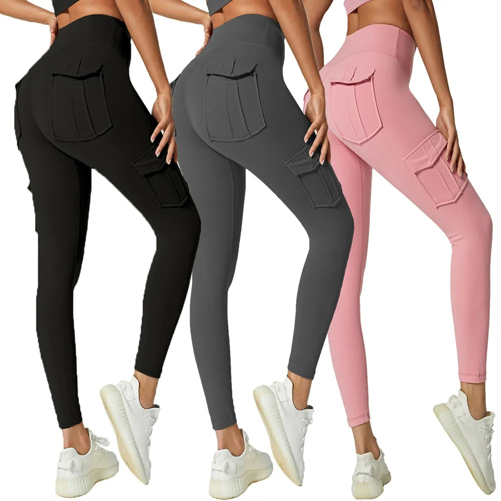 StretchCargo - Cargo-Leggings mit Taschen