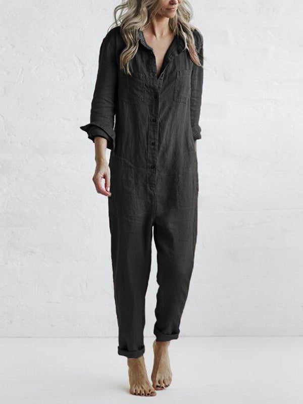 Skylar - Langärmeliger Jumpsuit