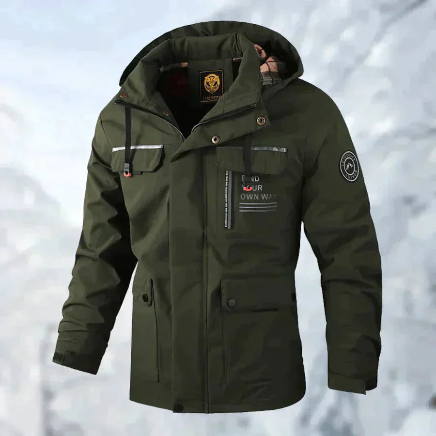 StormTitan - Stylische Titan-Wetterjacke