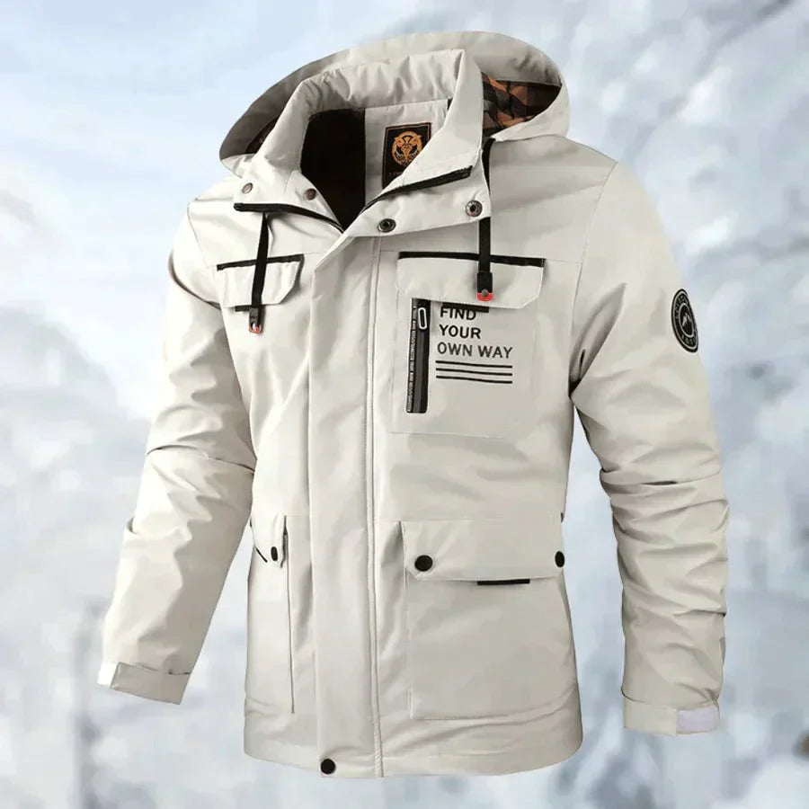 StormTitan - Stylische Titan-Wetterjacke