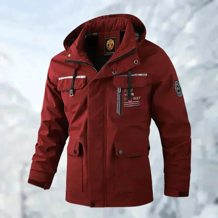 StormTitan - Stylische Titan-Wetterjacke